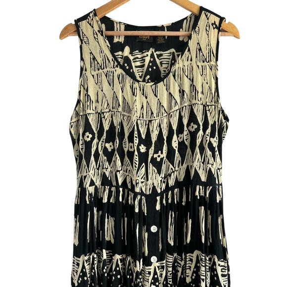BILA Women’s Size Medium Boho Aztec Tribal‎ Sleeveless Maxi Dress - Picture 2 of 7